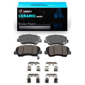 Dodge Attitude Brake Pads - Front - R1 Concepts - Ceramic - `12-`17